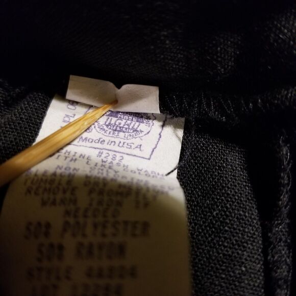 Vintage Bobbie Brooks Long Midi/Maxi Skirt Size 10 Black USA - Picture 8 of 11